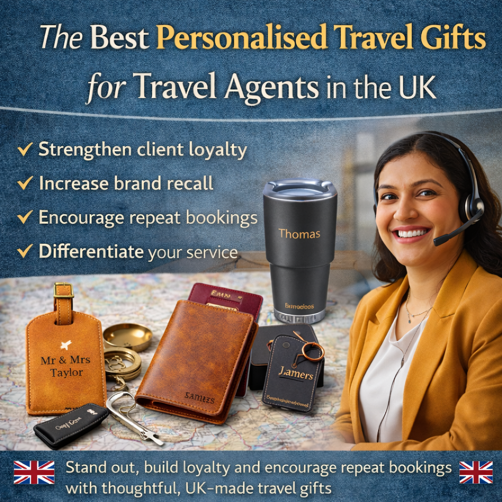 The Best Personalised Travel Gifts for Travel Agents in the UK