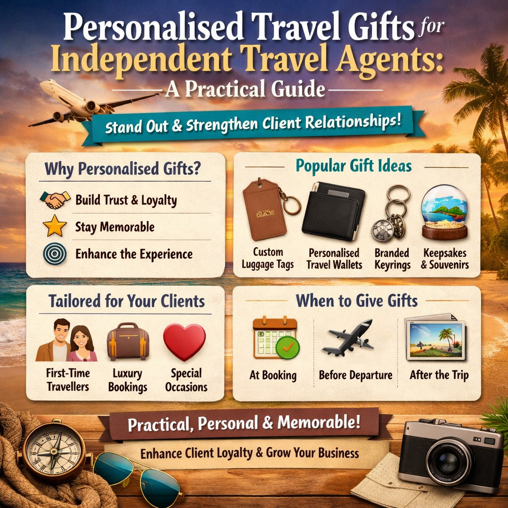 Personalised Travel Gifts for Independent Travel Agents: A Practical Guide