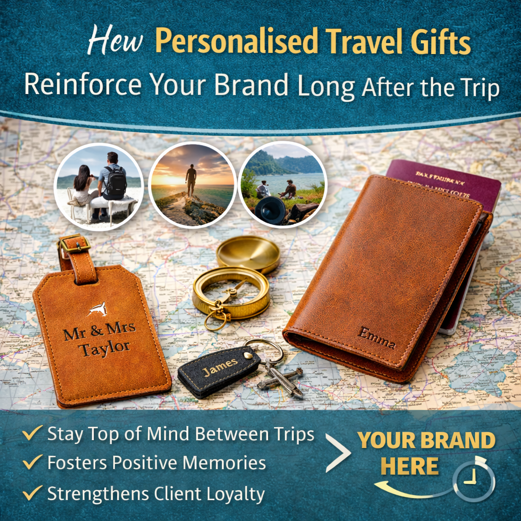 How Personalised Travel Gifts Reinforce Your Brand Long After the Trip