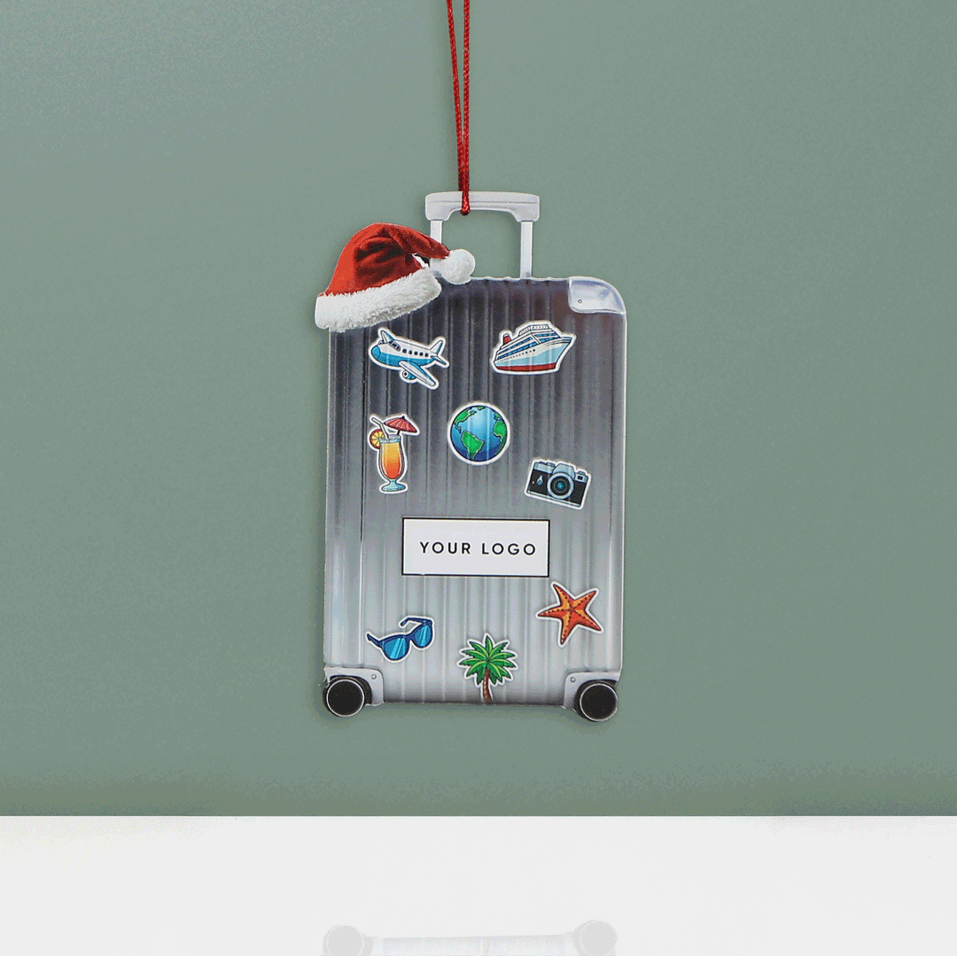Santas Suitcase Tree Decoration 10