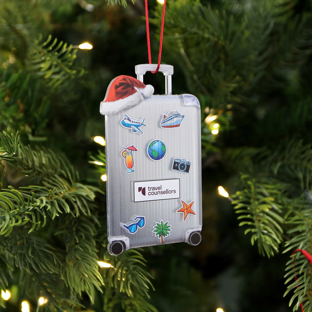 Santas Suitcase Tree Decoration 10