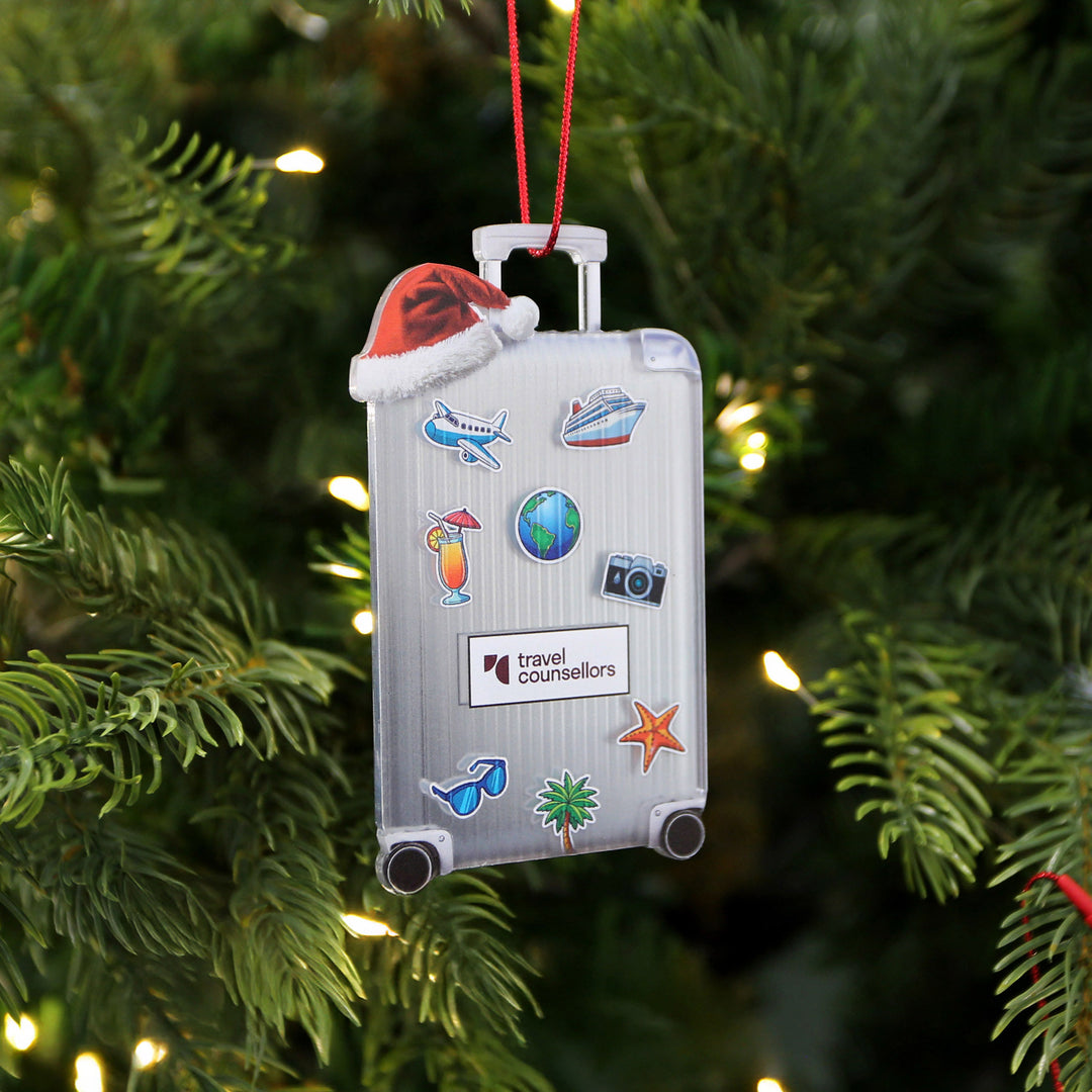 Santas Suitcase Tree Decoration 10
