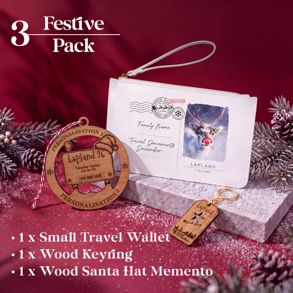 Festive Finds Trio Santa Hat