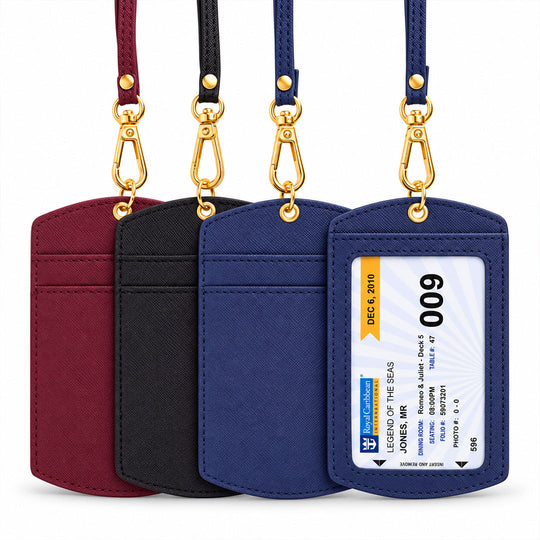 Burgandy Personalised Cruise Lanyard