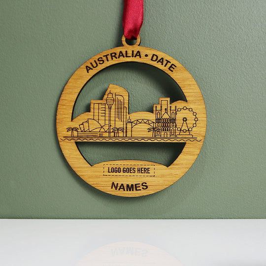 Australia Circle Memento (up to 6 names)