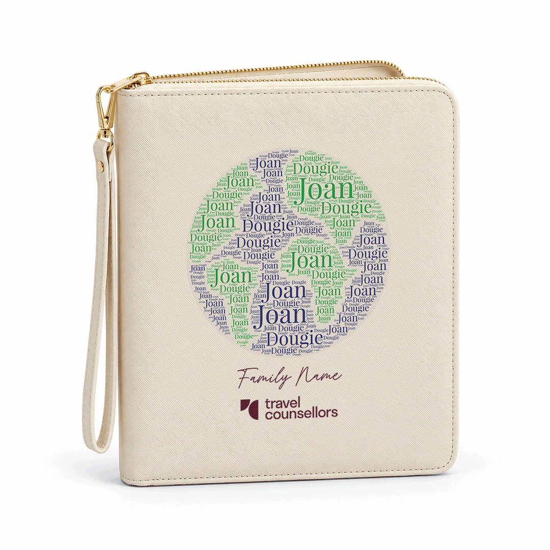 Bespoke Shape Travel  Organiser