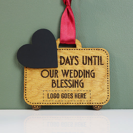 Wedding Blessing Blackboard Countdown - Ribbon or Magnetic