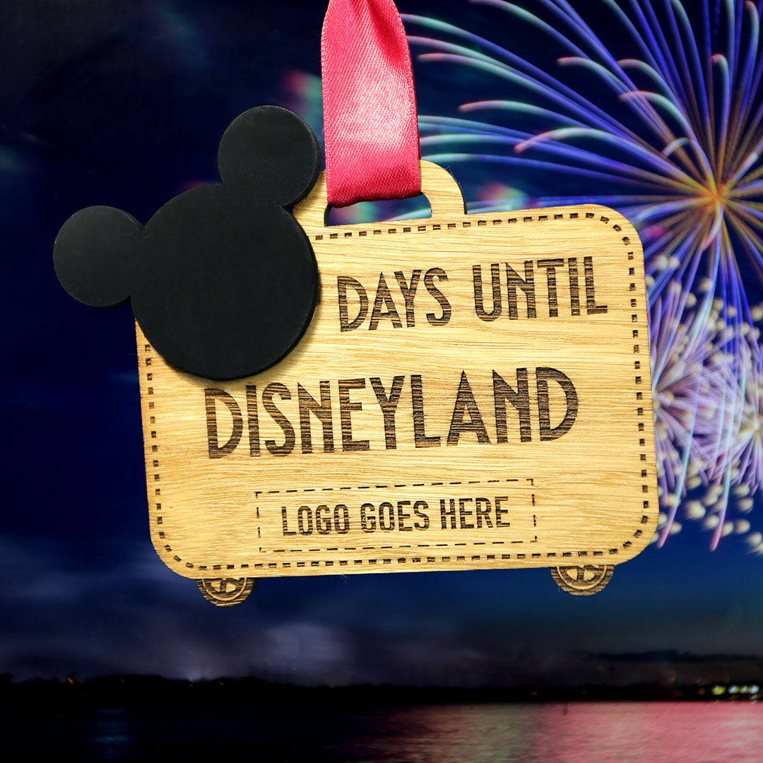 Disneyland Blackboard Countdown - Ribbon or Magnetic