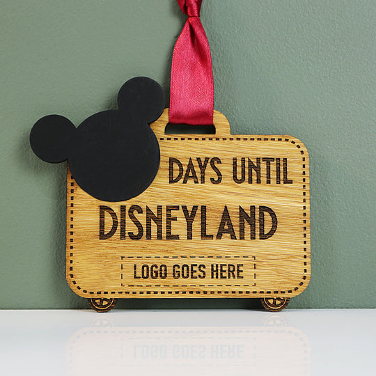 Disneyland Blackboard Countdown - Ribbon or Magnetic