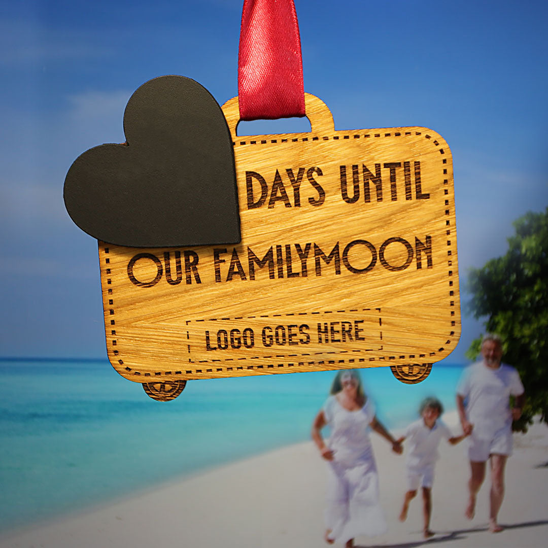 Familymoon Blackboard Countdown - Ribbon or Magnetic