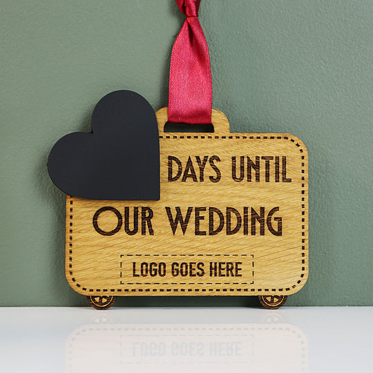 Wedding Blackboard Countdown - Ribbon or Magnetic