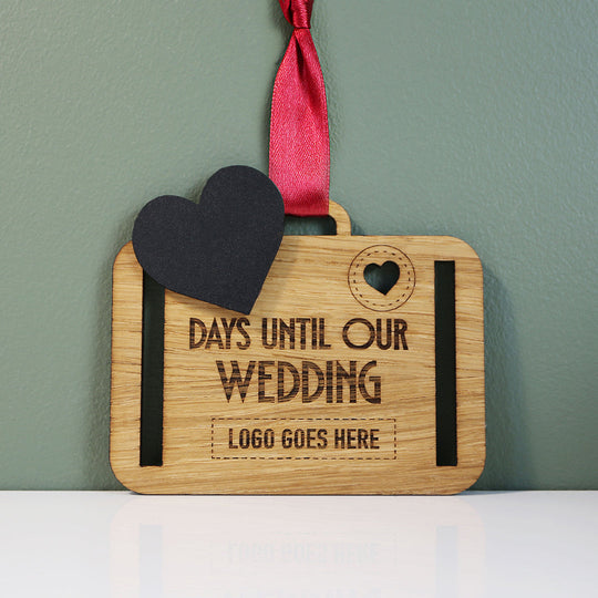 Wedding Cut-out Countdown - Ribbon or Magnetic