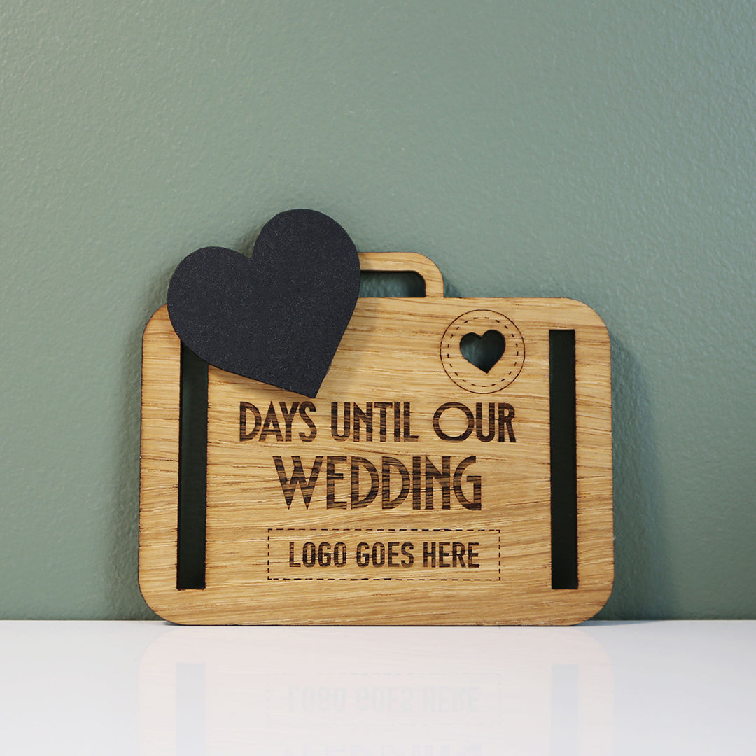 Wedding Cut-out Countdown - Ribbon or Magnetic