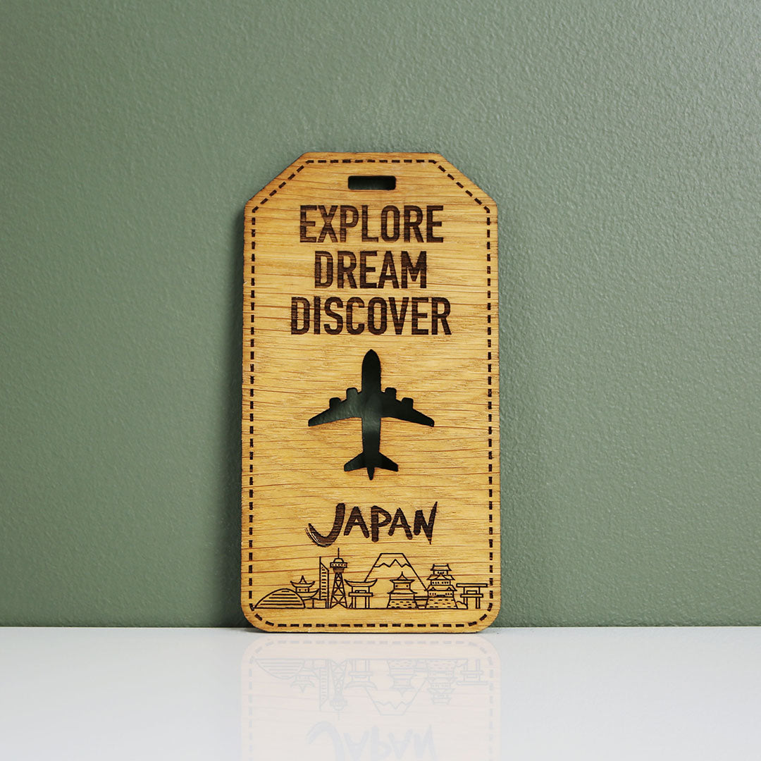 Theme Park Acrylic Luggage Tag