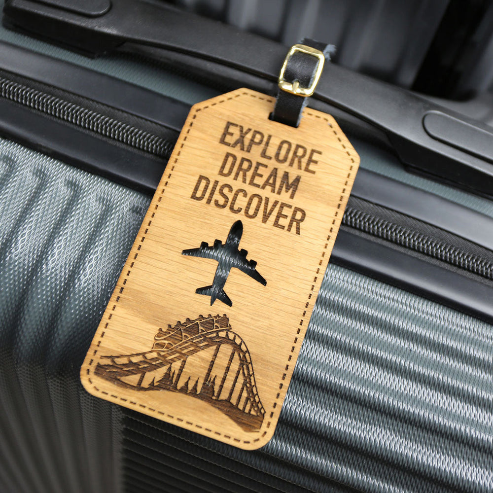 Rollercoaster Luggage Tag