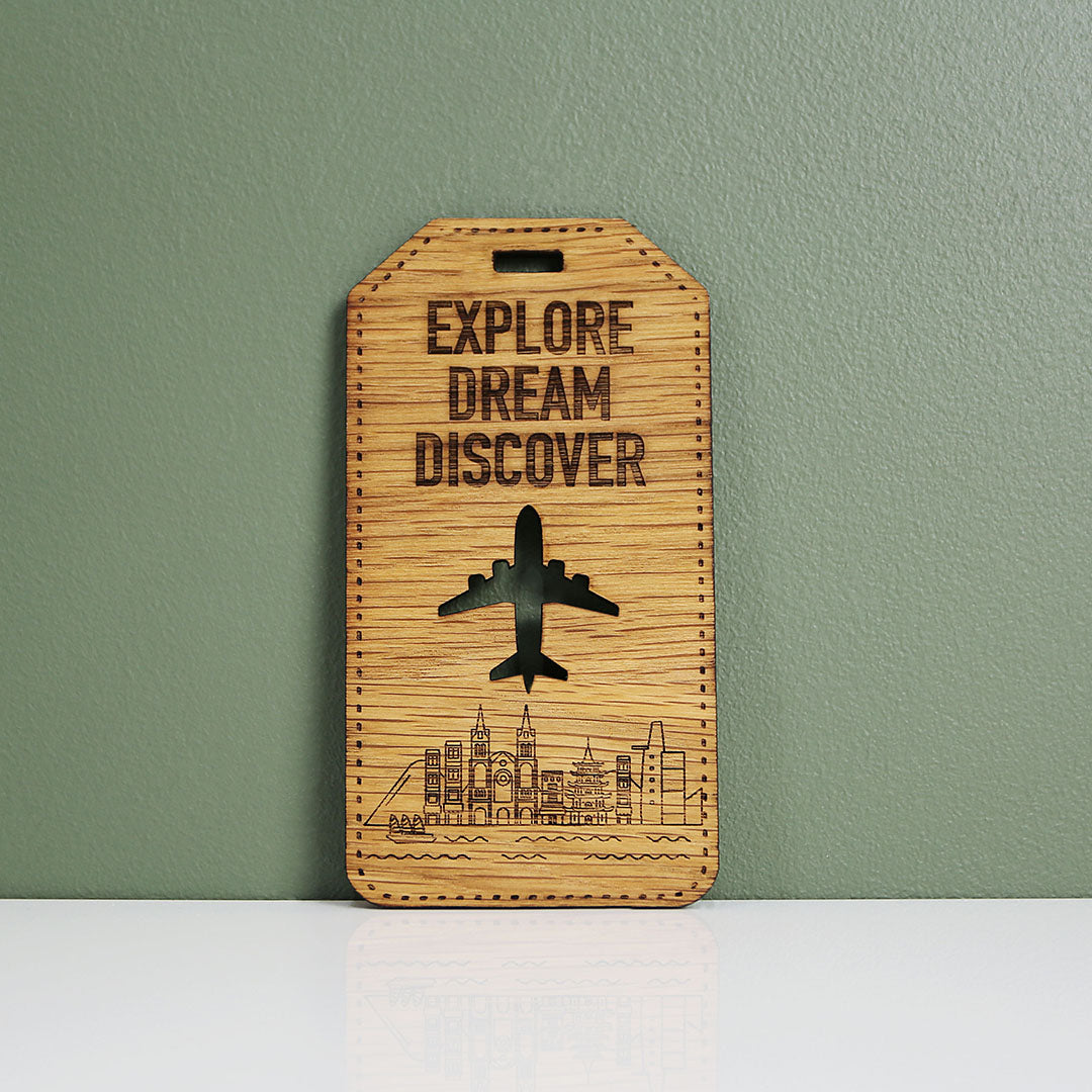Canada Oak Luggage Tag