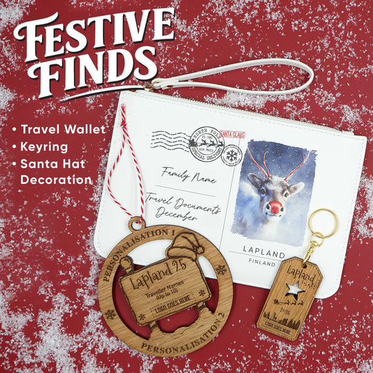 Festive Finds Trio Santa Hat