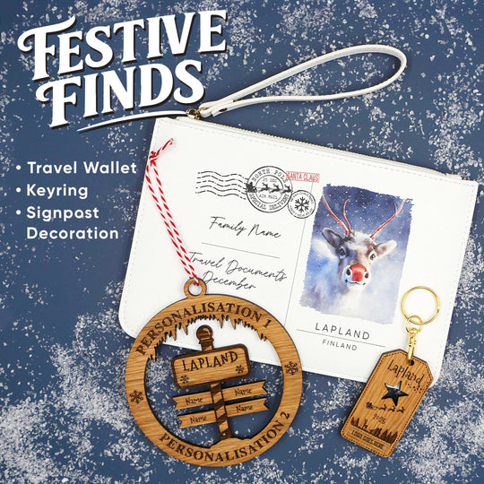 Festive Finds Trio Sign Post