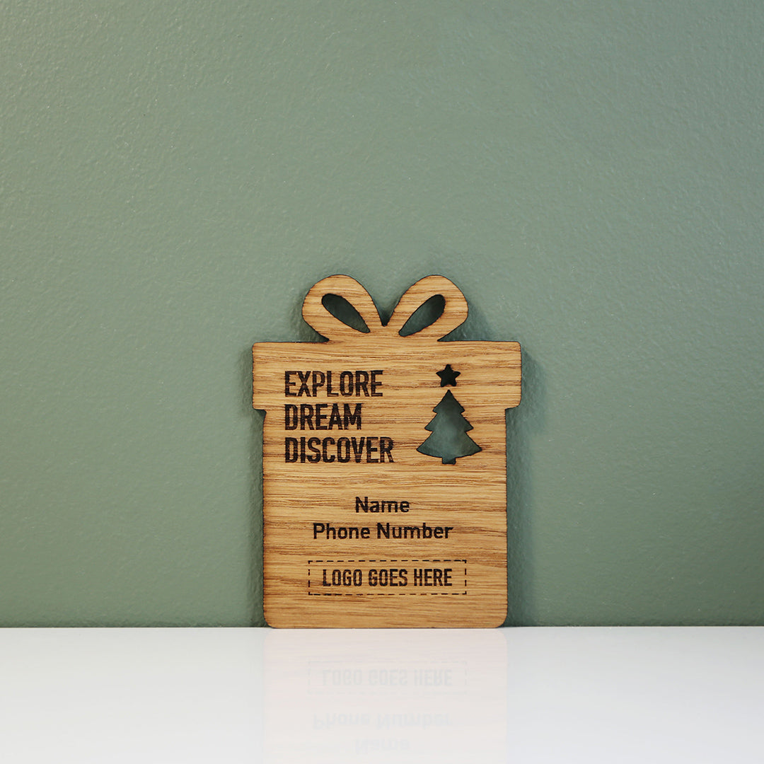 Fridge Magnet Festive Present Explore Dream Discover