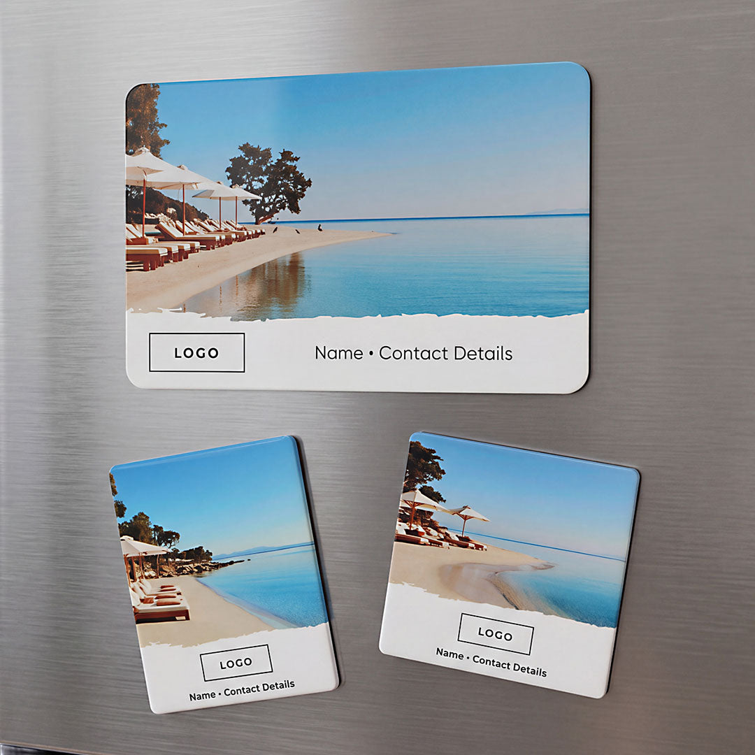 10 Porcelain Rectangular Magnets