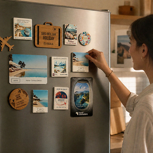 10 Porcelain Rectangular Magnets