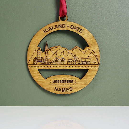 Iceland Circle Memento (up to 6 names)