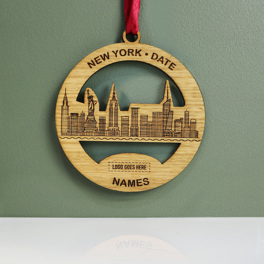 New York Circle Memento (up to 6 names)