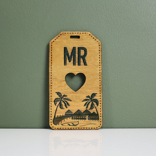 Maldives Luggage Tag