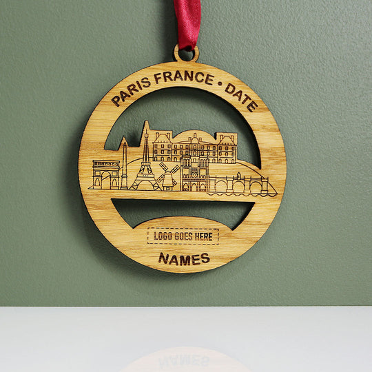 Paris Circle Memento (up to 6 names)