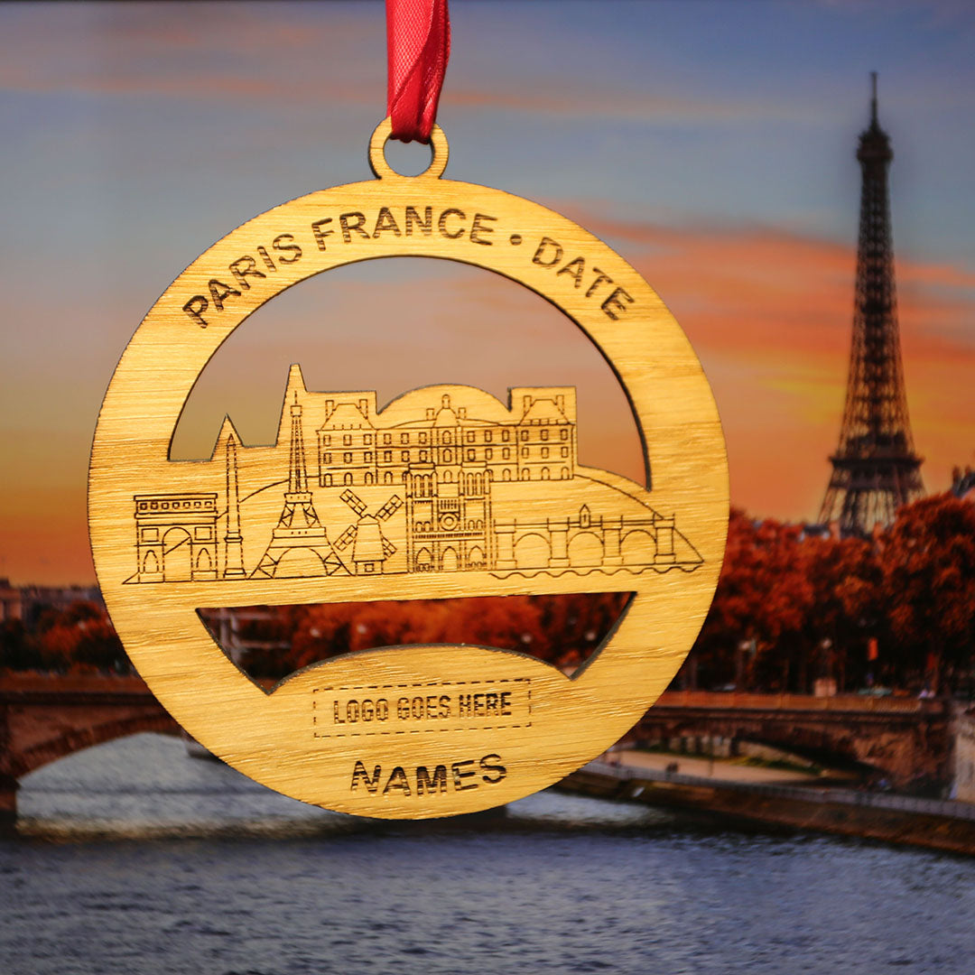 Paris Circle Memento (up to 6 names)