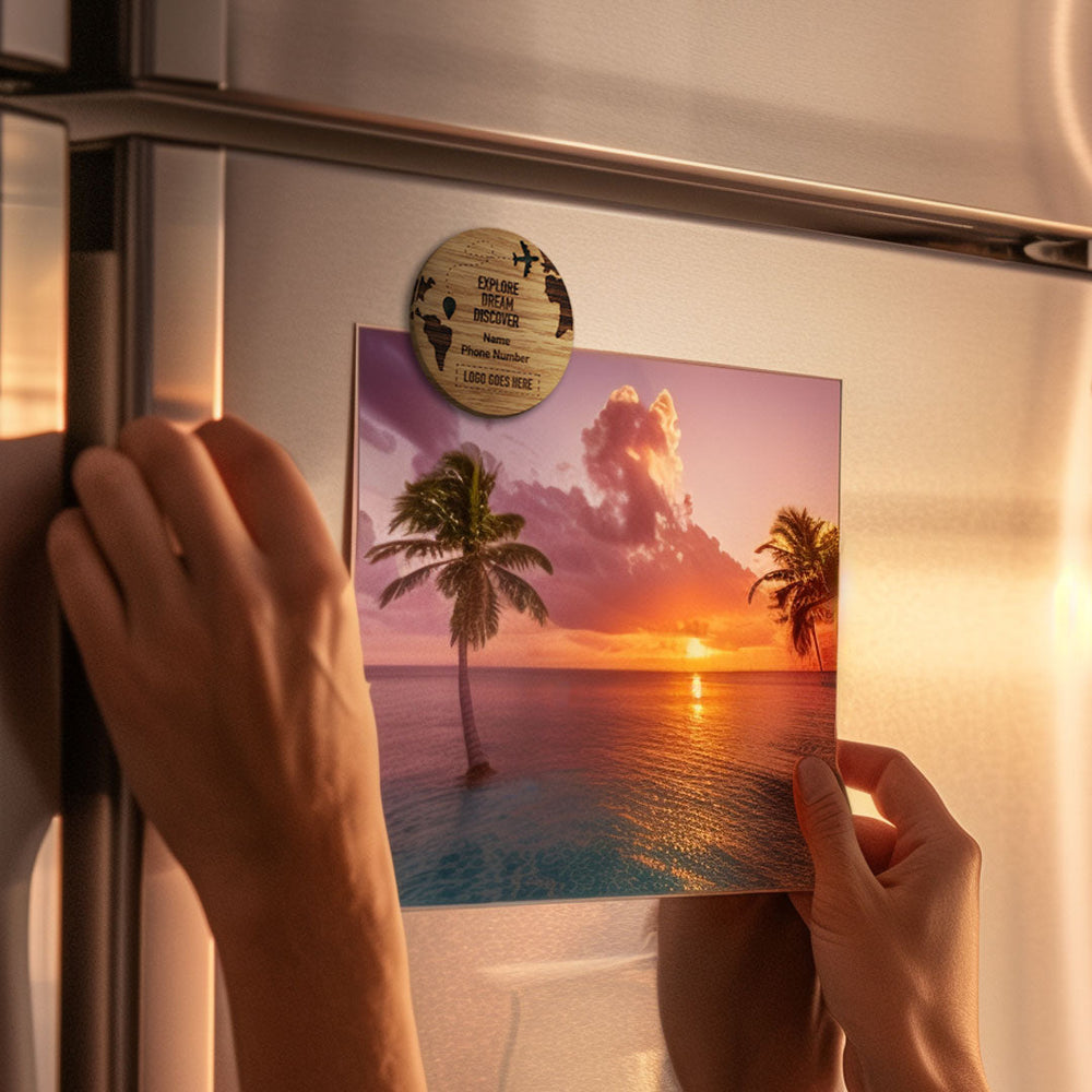 Fridge Magnet World Explore Dream Discover