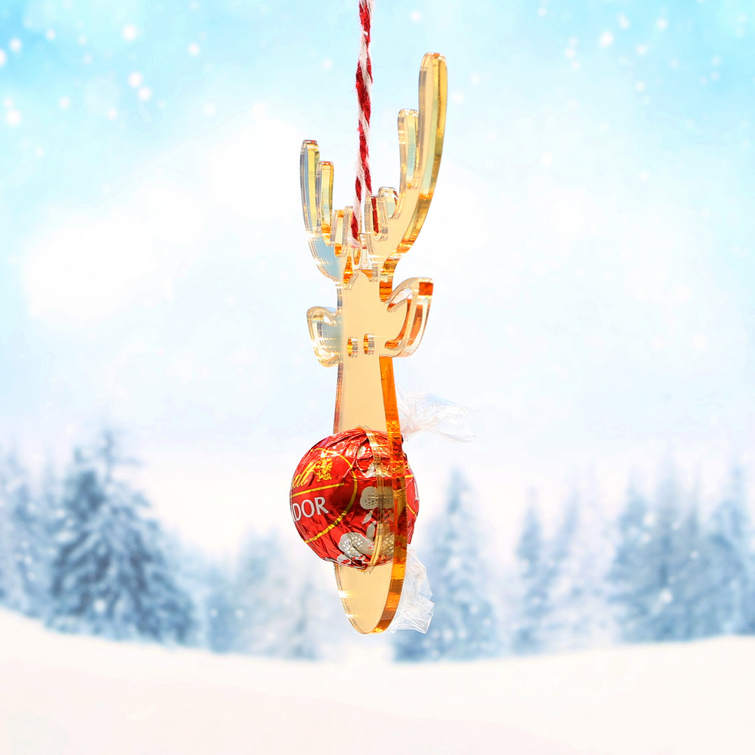 Rudolph Gold Personalised Reindeer