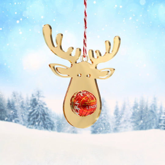 Rudolph Gold Personalised Reindeer