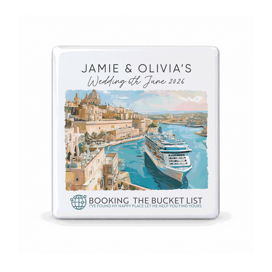 10 Porcelain Square Magnets