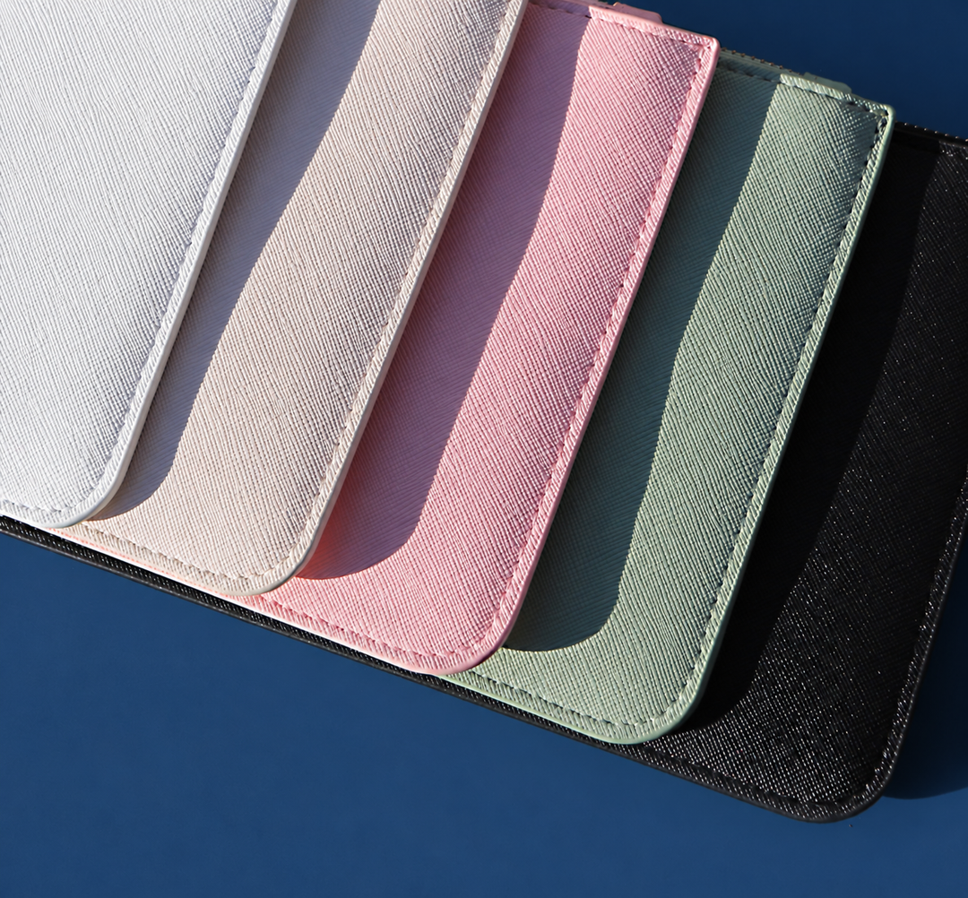 Burgandy Bespoke Postcard  Travel Wallet