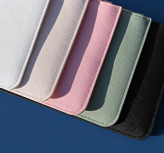 Burgandy Bespoke Postcard  Travel Wallet