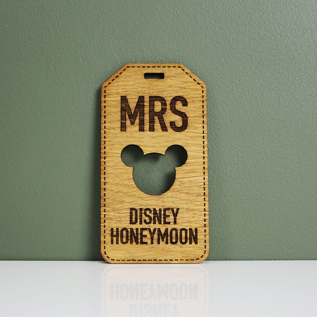 Oak Bespoke Luggage Tag - Design your own