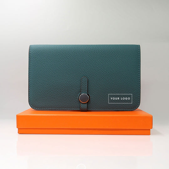 Cavendish Turquoise Leather Folio with box. Personalised