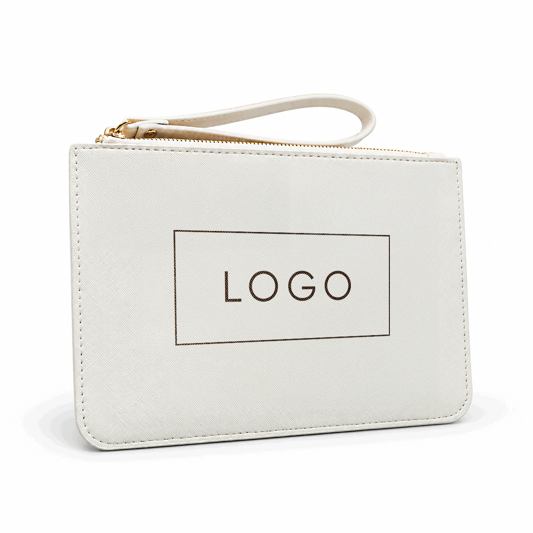 White Logo Travel Wallet