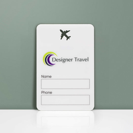 Economy Logo Acrylic Luggage Tags 10