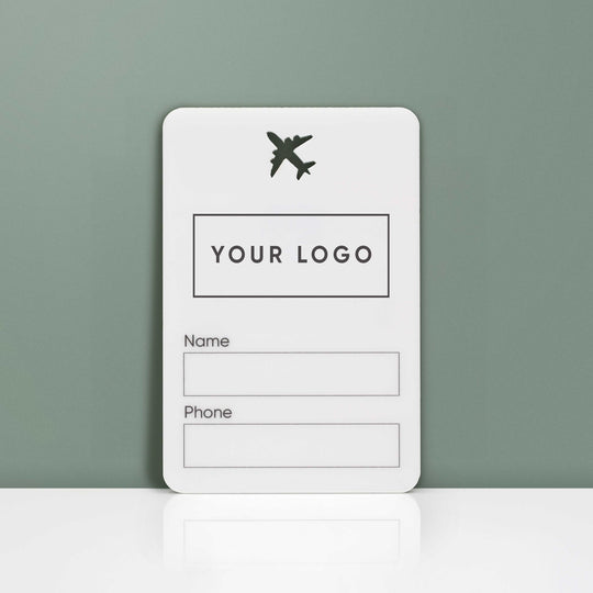 Economy Logo Acrylic Luggage Tags 10