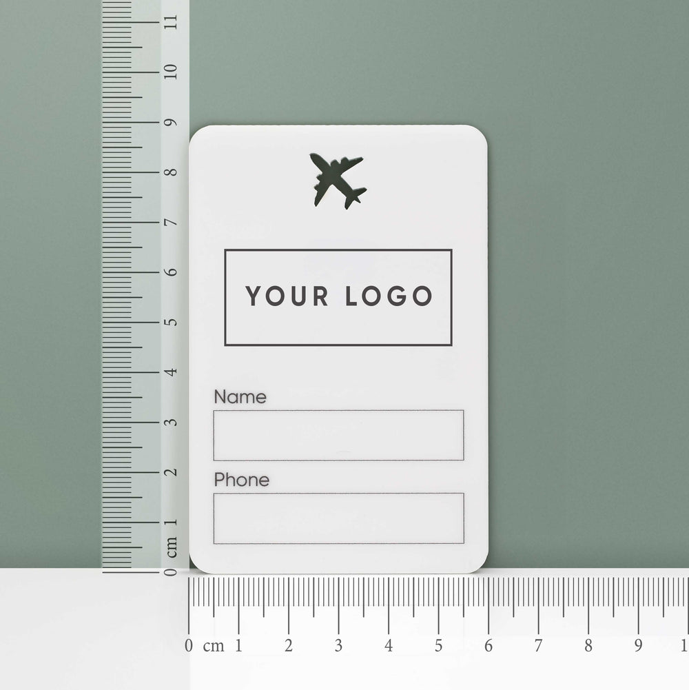 Economy Logo Acrylic Luggage Tags 10