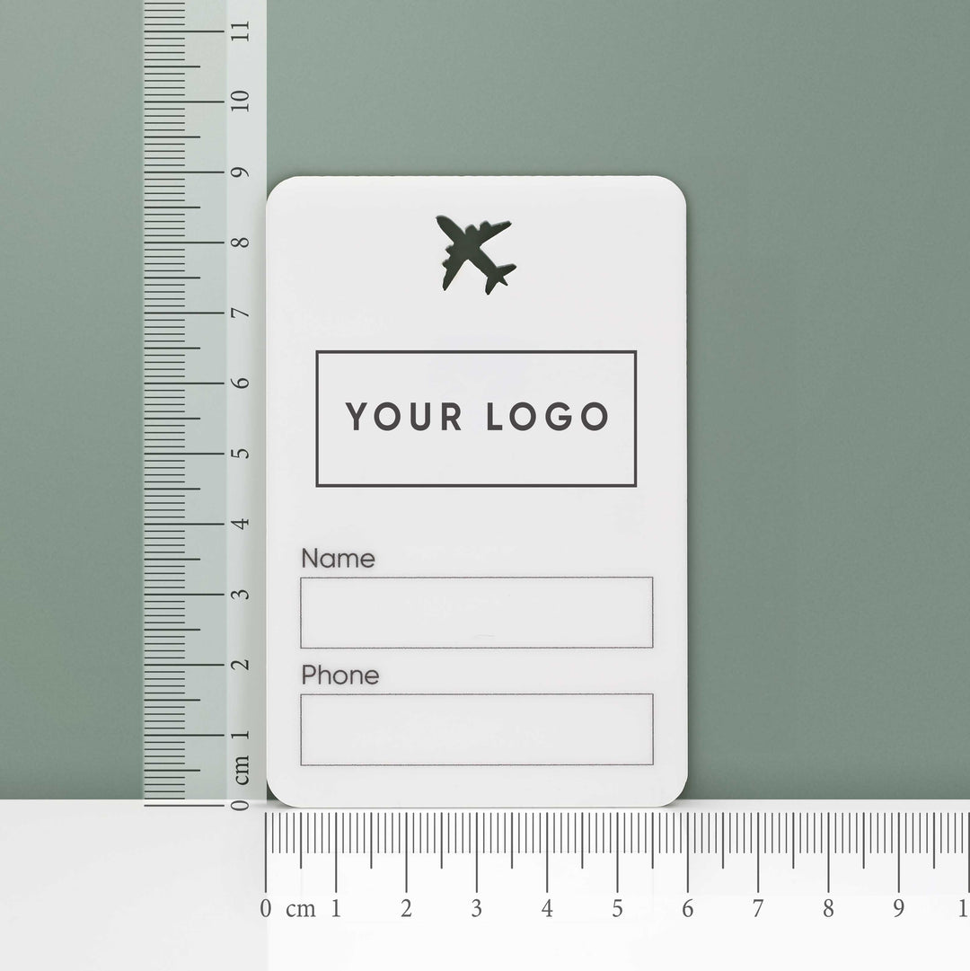 Economy Logo Acrylic Luggage Tags 10