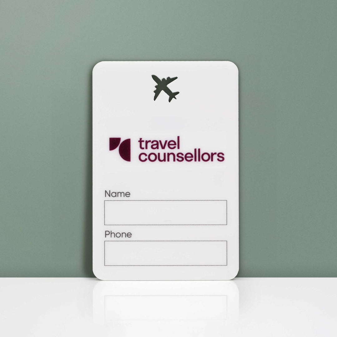 Economy Logo Acrylic Luggage Tags 10