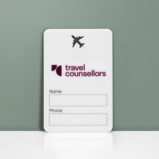 Economy Logo Acrylic Luggage Tags 10