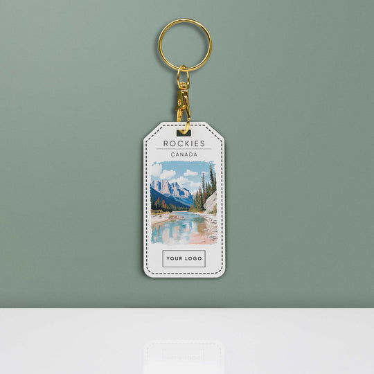 Lakes & Mountains Acrylic Keyring