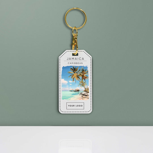 Caribbean Acrylic Keyring