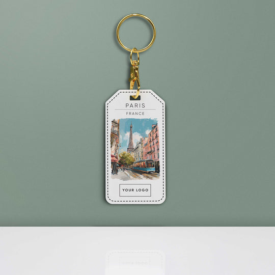 Paris Acrylic Keyring