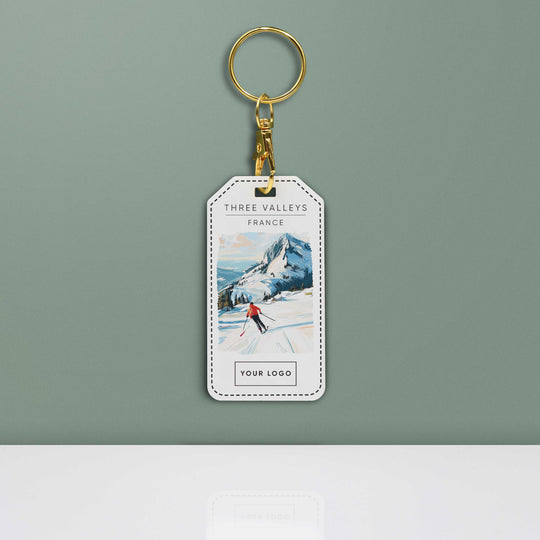 Ski Acrylic Keyring