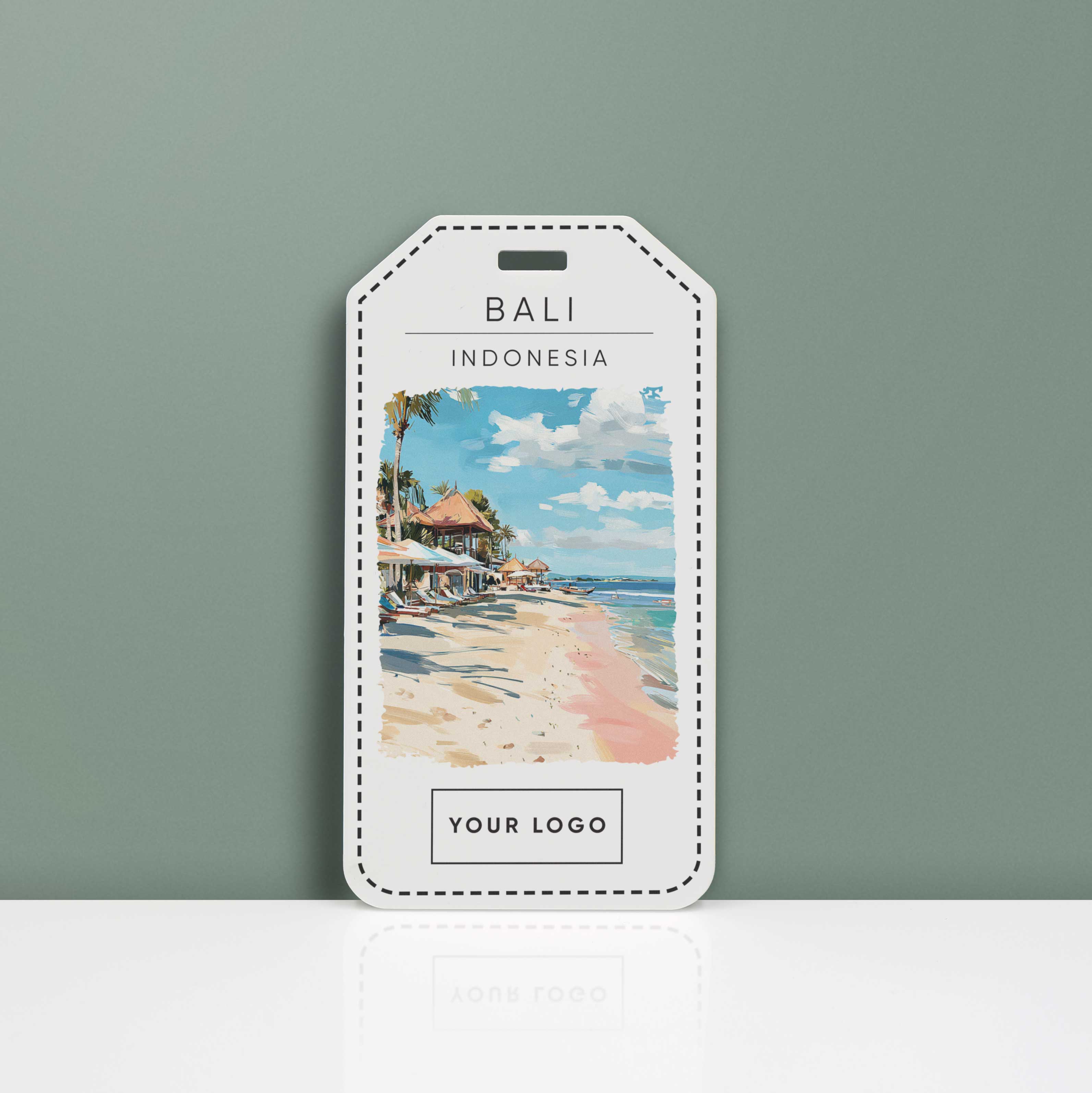 Lakes & Mountains Acrylic Luggage Tag